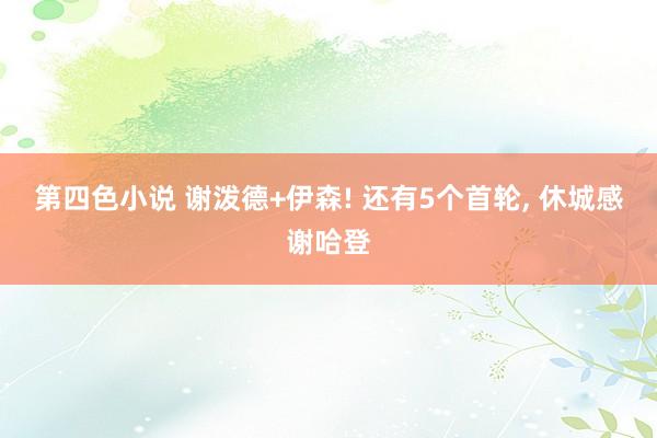 第四色小说 谢泼德+伊森! 还有5个首轮, 休城感谢哈登
