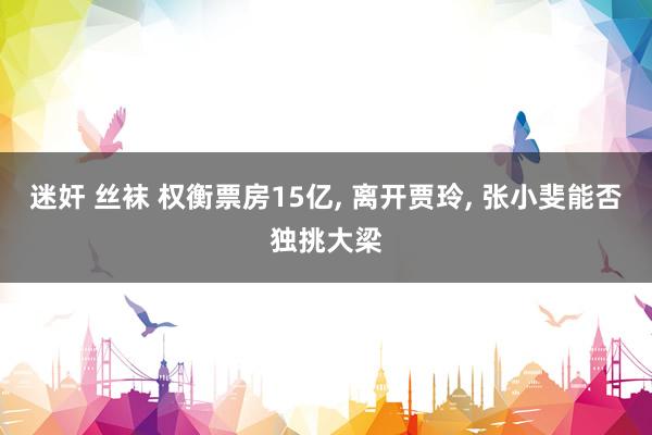 迷奸 丝袜 权衡票房15亿, 离开贾玲, 张小斐能否独挑大梁